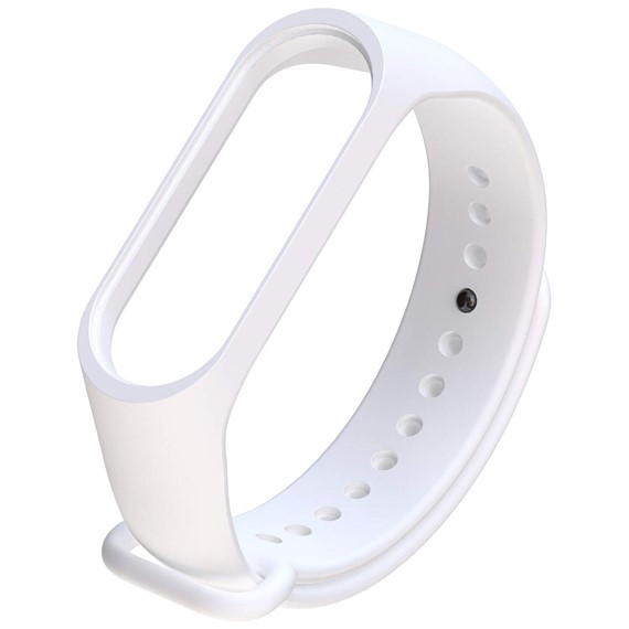 Microsonic Xiaomi Mi Band 6 Silikon Kordon Beyaz 1