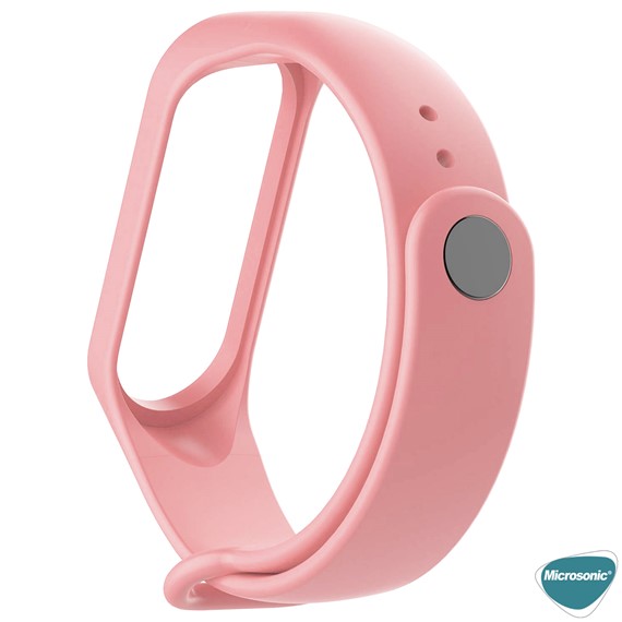 Microsonic Xiaomi Mi Band 6 Silikon Kordon Rose Gold 3