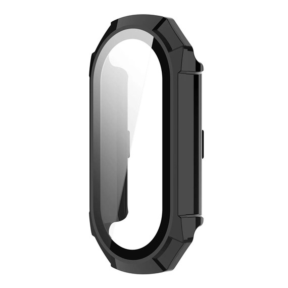 Microsonic Xiaomi Mi Band 8 Kılıf Darbeye Dayanıklı Matte Premium Slim WatchBand Siyah 3