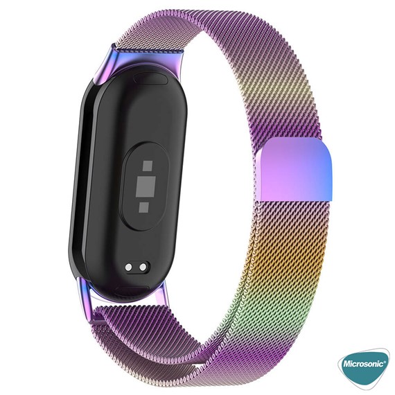 Microsonic Xiaomi Mi Band 9 Milanese Loop Kordon Çok Renkli 2