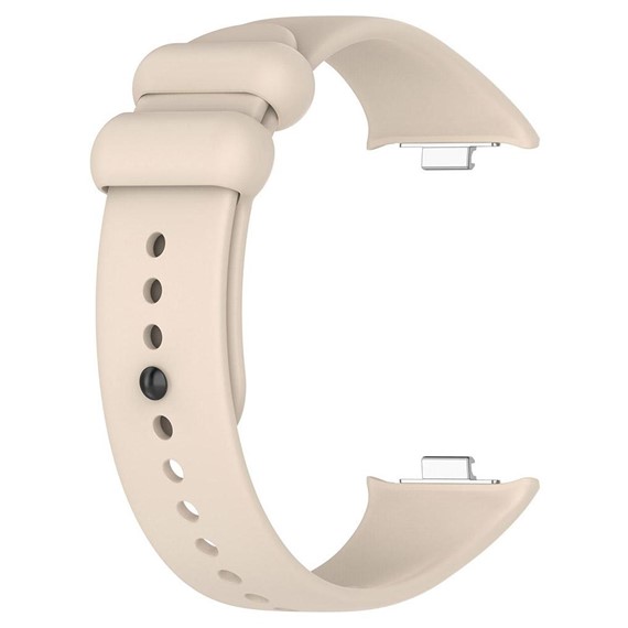 Microsonic Xiaomi Redmi Watch 4 Kordon Silicone Sport Band Bej 1