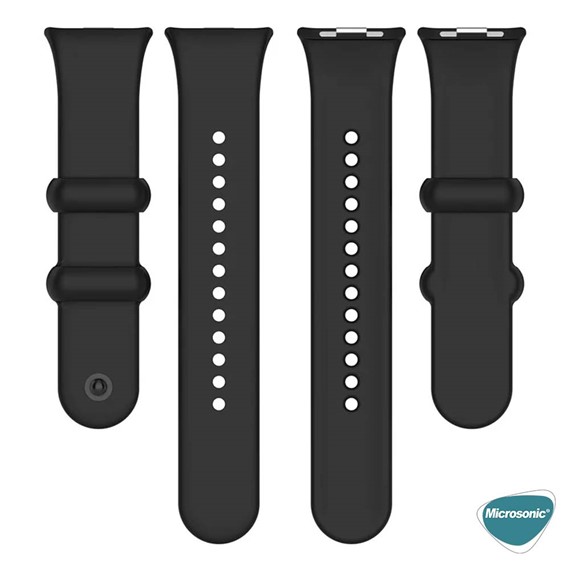 Microsonic Xiaomi Mi Band 8 Pro Kordon Silicone Sport Band Beyaz 5