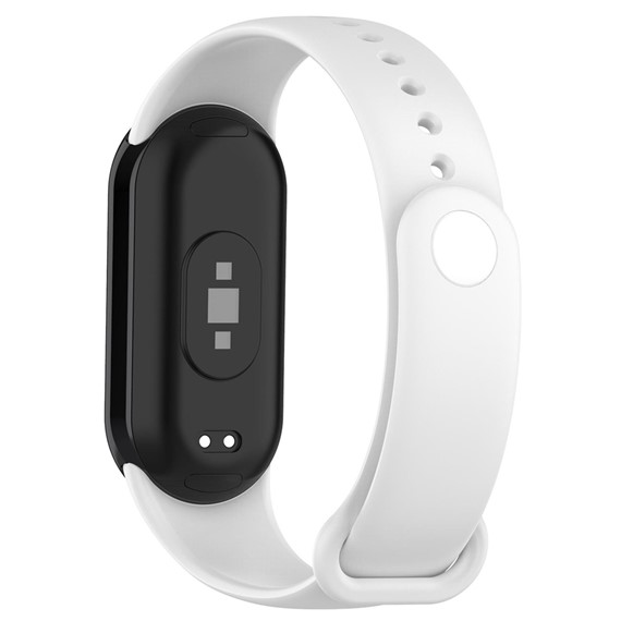 Microsonic Xiaomi Mi Band 9 Silikon Kordon Beyaz 4