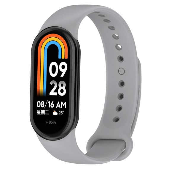 Microsonic Xiaomi Mi Band 9 Silikon Kordon Gri 2