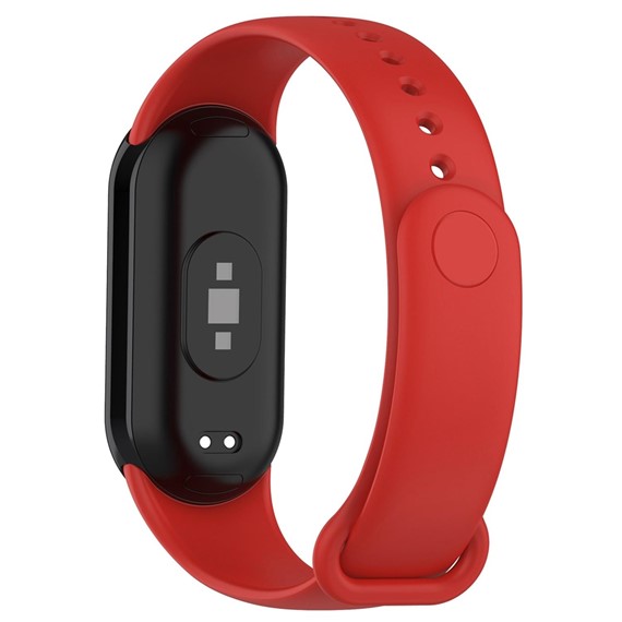 Microsonic Xiaomi Mi Band 8 Silikon Kordon Kırmızı 4