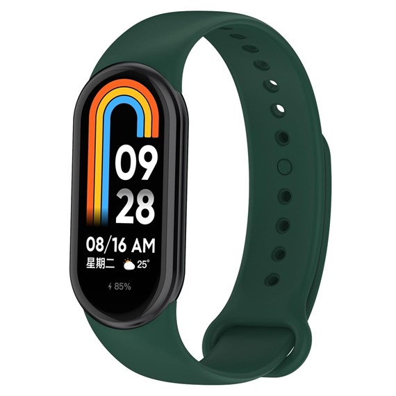 Microsonic Xiaomi Mi Band 9 Silikon Kordon Koyu Yeşil 2