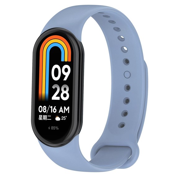 Microsonic Xiaomi Mi Band 9 Silikon Kordon Lavanta Grisi 2