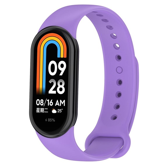 Microsonic Xiaomi Mi Band 9 Silikon Kordon Lila 2