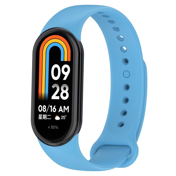 Microsonic Xiaomi Mi Band 8 Silikon Kordon Mavi 2