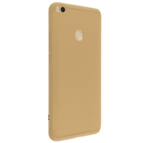 Microsonic Xiaomi Mi Max 2 Kılıf Double Dip 360 Protective Gold 2