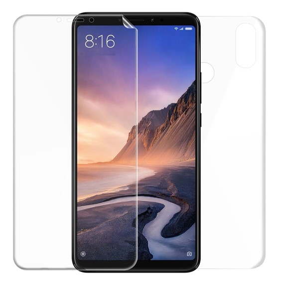 Microsonic Xiaomi Mi Max 3 Ön Arka Kavisler Dahil Tam Ekran Kaplayıcı Film 1