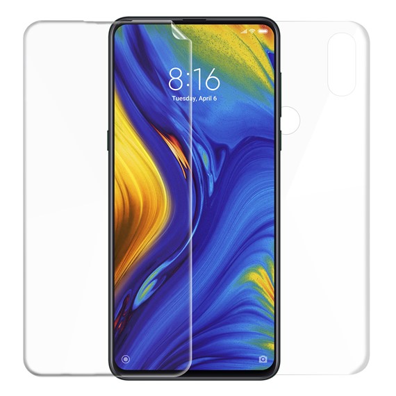 Microsonic Xiaomi Mi Mix 3 Ön Arka Kavisler Dahil Tam Ekran Kaplayıcı Film 1