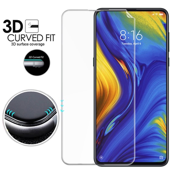 Microsonic Xiaomi Mi Mix 3 Ön Arka Kavisler Dahil Tam Ekran Kaplayıcı Film 3