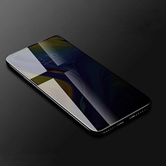Microsonic Xiaomi Mi Mix 3 Privacy 5D Gizlilik Filtreli Cam Ekran Koruyucu Siyah 4