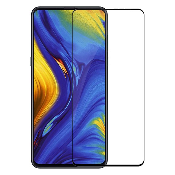 Microsonic Xiaomi Mi Mix 3 Tam Kaplayan Temperli Cam Ekran koruyucu Siyah 1