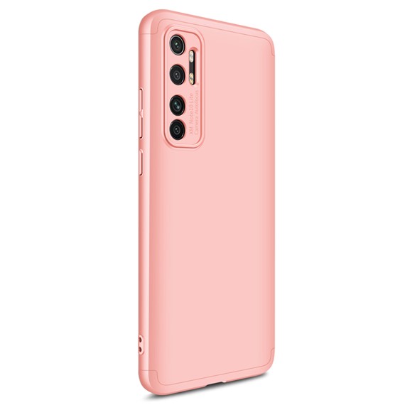 Microsonic Xiaomi Mi Note 10 Lite Kılıf Double Dip 360 Protective Rose Gold 2