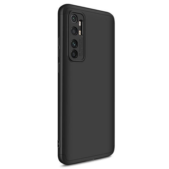 Microsonic Xiaomi Mi Note 10 Lite Kılıf Double Dip 360 Protective Siyah 2