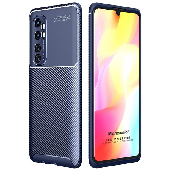Microsonic Xiaomi Mi Note 10 Lite Kılıf Legion Series Lacivert 1