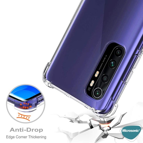 Microsonic Shock Absorbing Kılıf Xiaomi Mi Note 10 Lite Şeffaf 3