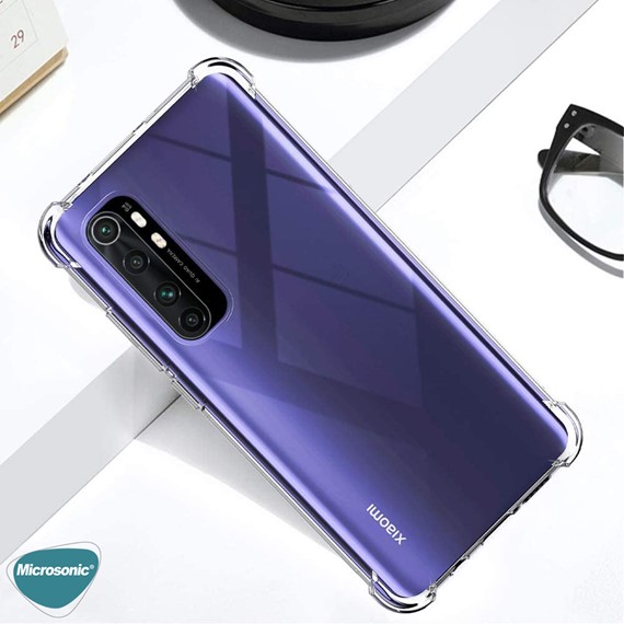 Microsonic Shock Absorbing Kılıf Xiaomi Mi Note 10 Lite Şeffaf 5