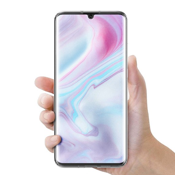 Microsonic Xiaomi Mi Note 10 Pro Kılıf 6 tarafı tam full koruma 360 Clear Soft Şeffaf 2