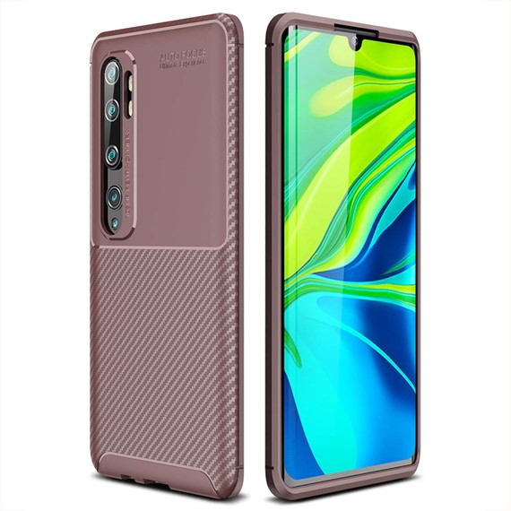 Microsonic Xiaomi Mi Note 10 Pro Kılıf Legion Series Kahverengi 1