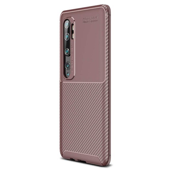 Microsonic Xiaomi Mi Note 10 Pro Kılıf Legion Series Kahverengi 2