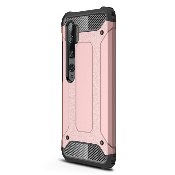 Microsonic Xiaomi Mi Note 10 Pro Kılıf Rugged Armor Rose Gold 2