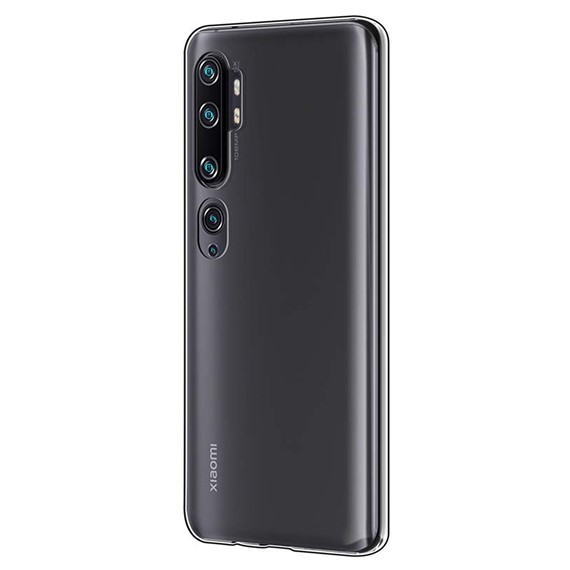 Microsonic Xiaomi Mi Note 10 Pro Kılıf Transparent Soft Beyaz 2