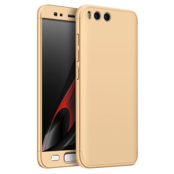 Microsonic Xiaomi Mi Note 3 Kılıf Double Dip 360 Protective Gold 1