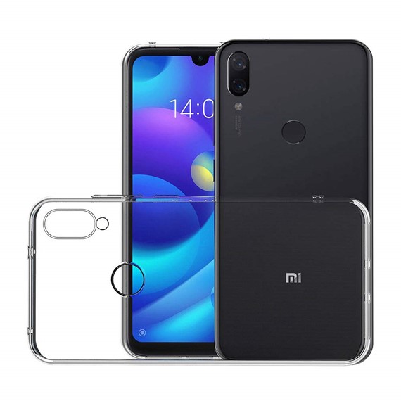 Microsonic Xiaomi Mi Play Kılıf Transparent Soft Beyaz 5