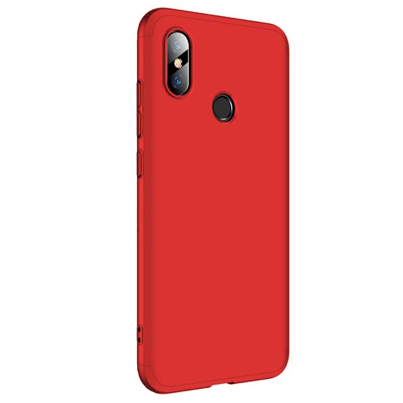 Microsonic Xiaomi Mi 8 Kılıf Double Dip 360 Protective Kırmızı 2