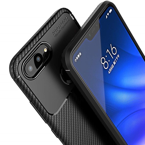 Microsonic Xiaomi Mi 8 Lite Kılıf Legion Series Kahverengi 5