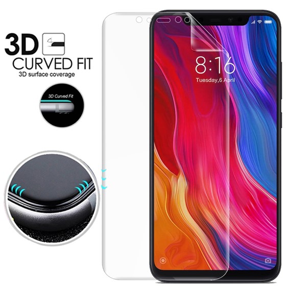 Microsonic Xiaomi Mi 8 Ön Arka Kavisler Dahil Tam Ekran Kaplayıcı Film 2