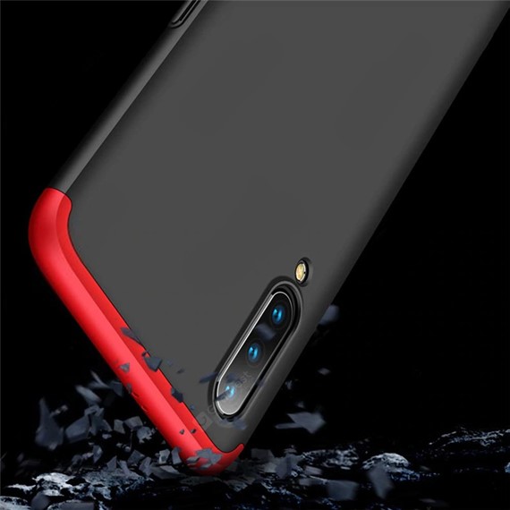 Microsonic Xiaomi Mi 9 Kılıf Double Dip 360 Protective Kırmızı 4