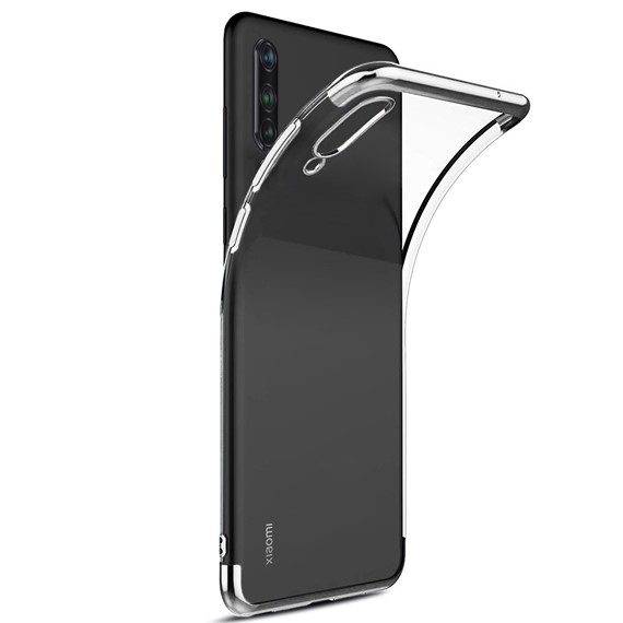 Microsonic Xiaomi Mi 9 Lite Kılıf Skyfall Transparent Clear Gümüş 2