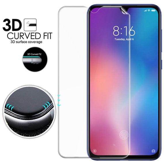 Microsonic Xiaomi Mi 9 SE Ön Arka Kavisler Dahil Tam Ekran Kaplayıcı Film 3