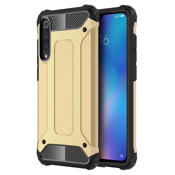 Microsonic Xiaomi Mi 9 SE Kılıf Rugged Armor Gold 1