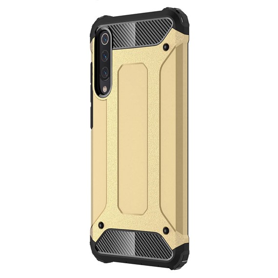 Microsonic Xiaomi Mi 9 SE Kılıf Rugged Armor Gold 2