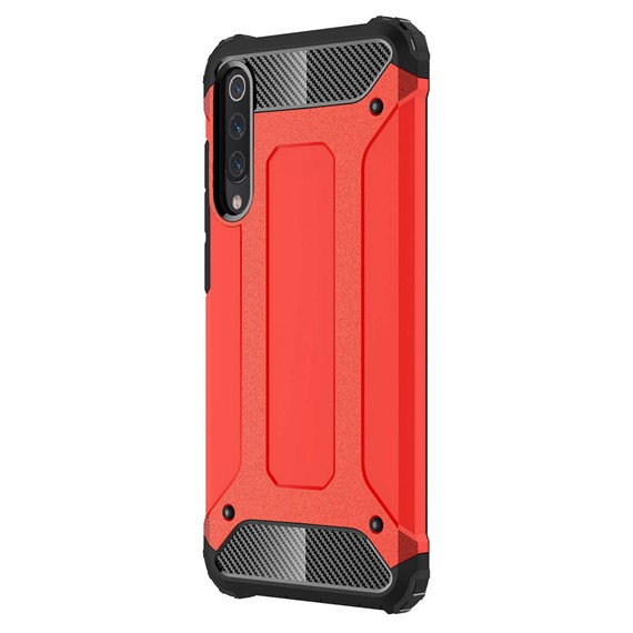 Microsonic Xiaomi Mi 9 SE Kılıf Rugged Armor Kırmızı 2