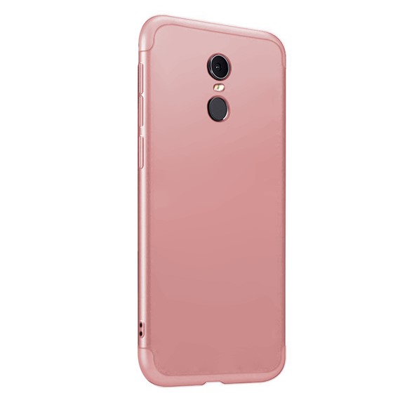 Microsonic Xiaomi Redmi Note 4X Kılıf Double Dip 360 Protective Rose Gold 2