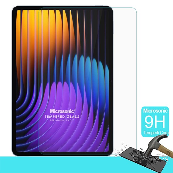 Microsonic Xiaomi Pad 7 Tempered Glass Cam Ekran Koruyucu 2