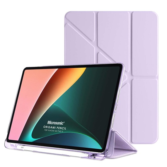 Microsonic Xiaomi Pad 8 Pro Kılıf Origami Pencil Lila 1