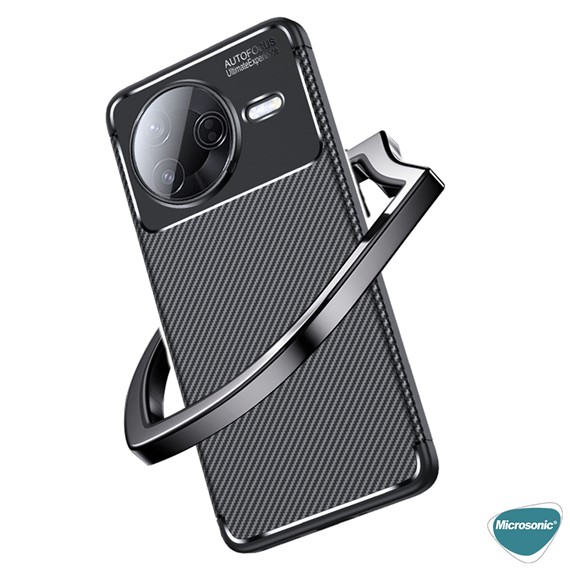 Microsonic Xiaomi Poco F7 Pro Kılıf Legion Series Siyah 3