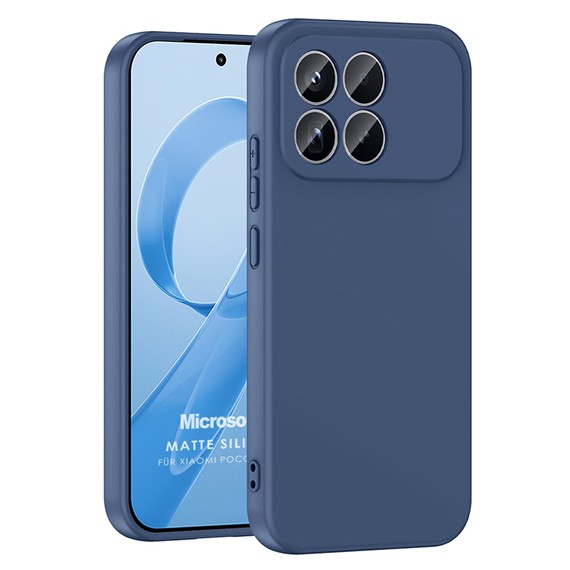 Microsonic Xiaomi Poco F8 Pro Kılıf Groovy Soft Lacivert 1