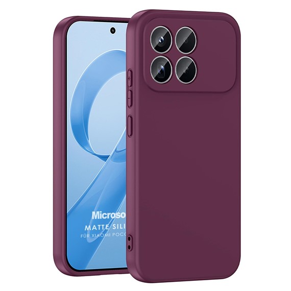 Microsonic Xiaomi Poco F8 Pro Kılıf Groovy Soft Mor 1
