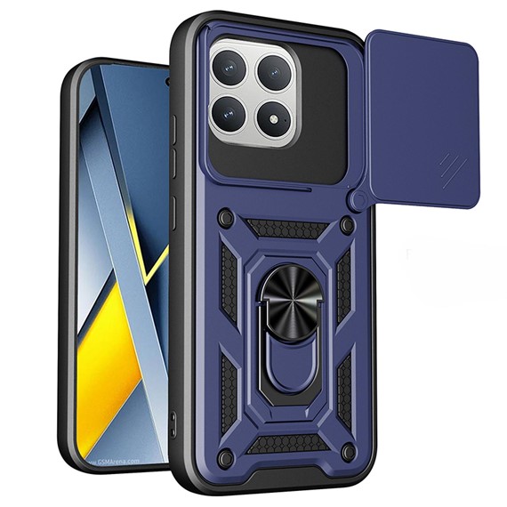 Microsonic Xiaomi Poco F8 Pro Kılıf Impact Resistant Lacivert 1