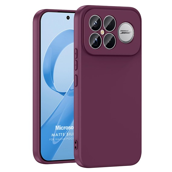 Microsonic Xiaomi Poco F8 Ultra Kılıf Groovy Soft Mor 1
