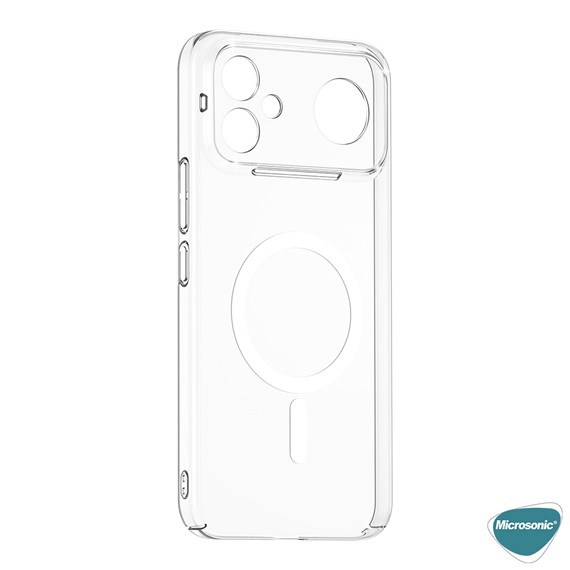 Microsonic Xiaomi Poco F8 Ultra Kılıf MagSafe Clear Sararmaz Şeffaf 2