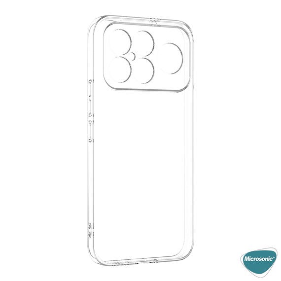 Microsonic Xiaomi Poco F8 Ultra Kılıf Transparent Soft Şeffaf 3